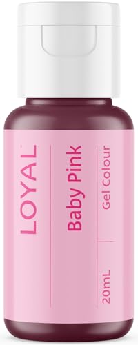 Image of Loyal Gel Food Coloring | Vibrant Color for Buttercream, Fondant, Royal Icing, Gum Paste, Marzipan and Cake Batter | Gel-Based Concentrated Food Dye - 20ml Baby Pink