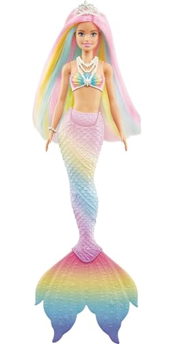 Barbie Dreamtopia Muñeca Sirena Magia Arcoíris miniatura 4