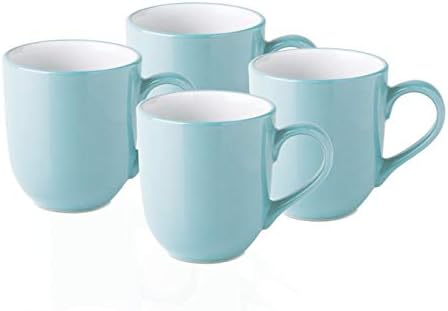Sabichi St Ives Duck Egg Blue Stoneware 4pc Mug Set - SE113