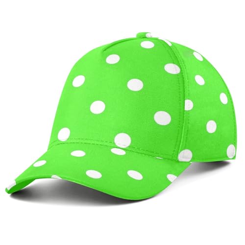 Gorra de béisbol transpirable voucong con diseño de lunares reflectante