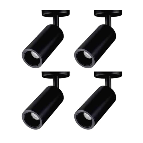 Image of Panasonic 3W LED Surface Spot, 4kV Surge Protection, Surface spot Light for False Ceiling, Photobiologically Safe, COB Spot Downlight for Home, 4000K Natural White Spot Light (Pack 4)
