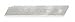 Westward 3-7/8" x 18mm Carbon Steel Snap-Off Blade; PK10 Carbon Steel 2ZRL7-1 Each