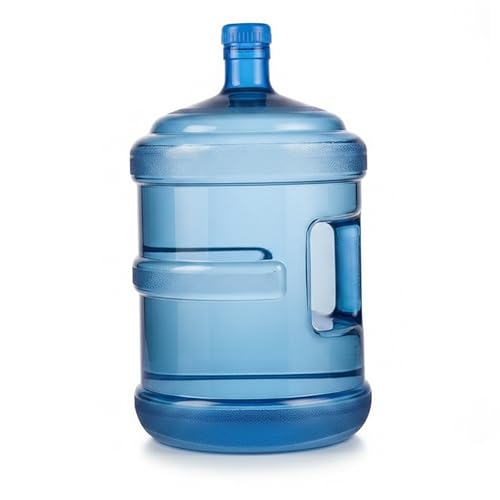 Xdyyjrasa Carafe à Eau PC de qualité Alimentaire de 5 gallons, 1 Paquet avec Double Couvercle et poignée, Bouteille d'eau réutilisable 5 gallons (Bleu)
