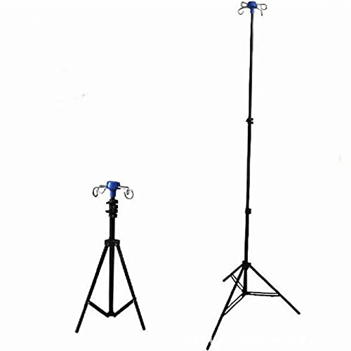 Poteau IV réglable à crochets multiples pour perfusion stable à domicile - 2