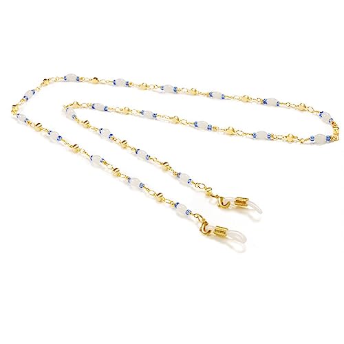 Chaîne de perles et cristal pour lunettes cordon élégant - 2