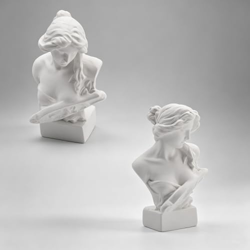 Estatua Busto Afrodita 2.76 Pulgadas Resina Blanca miniatura 5