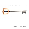 Stainless Steel sora KingdomHearts Keyblades White/Black/Yellow Key Real Metal About 34 inches Prop for Cosplay