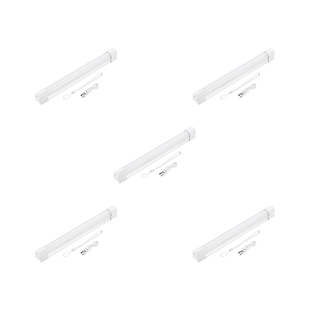 5 zestaw 450 lm lampa przenośna IP55 wodoodporna mocna mocna lampa wielofunkcyjne narzędzie oświetleniowe gospodarstwo domowe turystyka na świeżym powietrzu 34 cm