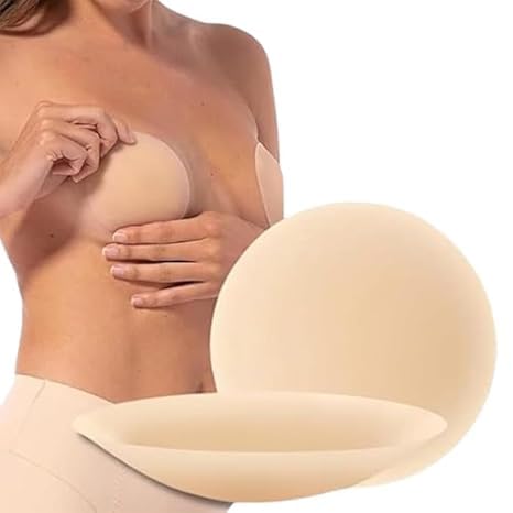 Reusable Silicone Nipple Covers for Women, Invisible Adhesive Pasties Bra Pads, Ultra Thin Seamless Nipple Cover for Strapless Backless Dresses, Sweatproof Skin Friendly Breast Petals (1 Pair)-image-32