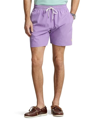 POLO RALPH LAUREN Men's Solid Traveler Swim Shorts