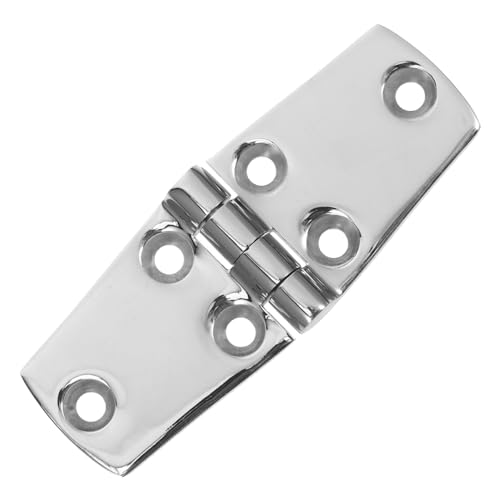 HEALLILY 38x102mm Loft Hatch Hinge Stainless Steel Marine Hinge Durable for Door