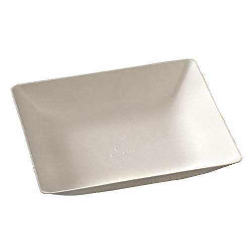 Sugarcane Shallow Bowl - by Solia- Premium Quality- White- Eco Friendly, Microwave Safe, Compostable (Case of 100)