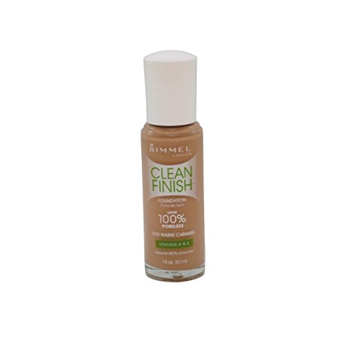Rimmel Clean Finish Foundation, 530, Warm Caramel