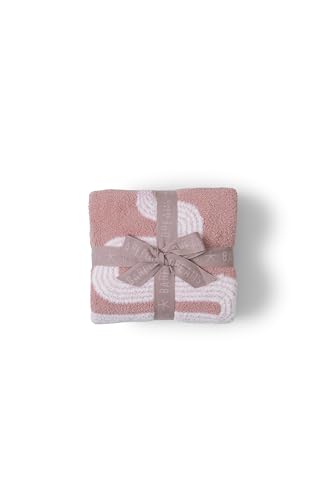 Barefoot Dreams® CozyChic® Snake Stroller Blanket, Dusty Coral Multi, 30"x40"3