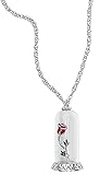 Dein neues Lieblingsmerch Die Schöne und das Biest Disney by Couture Kingdom - Enchanted Rose Frauen Halskette silberfarben