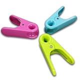 FOYTOKI Clip per Sacchetti Alimenti in Abs 10 Pezzi, Chiudipacco Leggeri e Portatili per Snack e Confezioni, per Ufficio e Cucina Colore Casuale