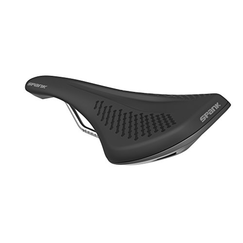 Spank Oozy Unisex Adult Bicycle Saddle, Black/Grey, black / grey - Image 2