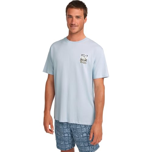 T-shirt homme O'NEILL manches courtes imprimé poitrine en coton léger