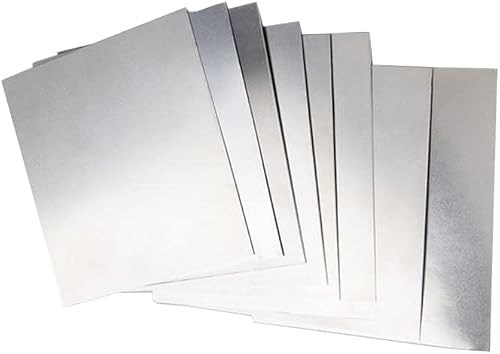 304/304L Stainless Steel Sheets, Alias 1.4301，annealed Sheet Metal，No Scratches, 2B Double Side Film Attached Plates for Crafting, Kitchen DIY, Stovetop((1.5mm)0.06 Inch,12in×12in 300mm×300mm)