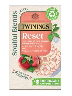 See full amazon price history chart for Twiniinngs Soulful Blends Reset Inspired by Ayurveda -Juicy Peach & Orange Blossom Herbal Tea Infusion with Nettle Biodegradable 20 Tea Bags, Twiniinngs Soulful Blends Reset Inspired by Ayurveda -Juicy Peach & Orange Blossom Herbal Tea Infusion with Nettle Biodegradable 20 Tea Bags, (B0CXP8KHXW) Amazon Price History, Amazon Price Tracker