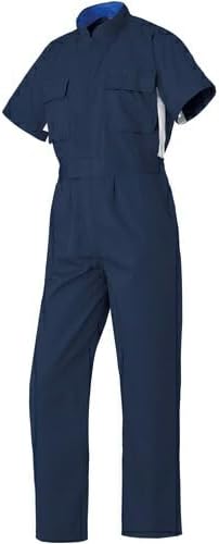 山田辰 スリードラゴン SS 春夏 モデル 半袖つなぎ服50001-001ネイビーブルー-3L 50001-001-3L