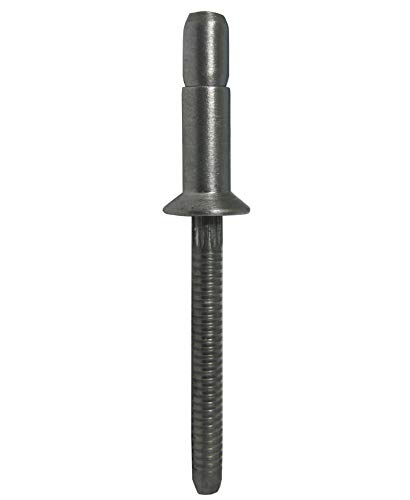 3/16 X 5/16 Aluminum Structural 100° COUNTERSUNK Blind Rivet, Plain Finish, .125-.331 Grip Range (Pack of 100)