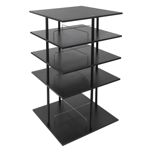 Étagère à chaussures rotative noire | Plus de désordre dans votre dressing !