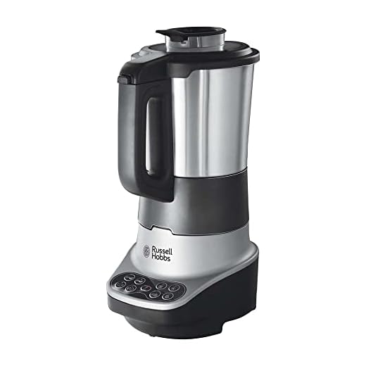 Russell Hobbs 21480-56 Blender Chauffant 2en1 Programmable Soup and Blend 1,75L, 8 Programmes Préréglés Soupe, Smoothie, Sauce, etc