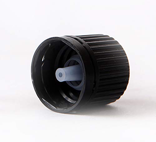 100 Bouchons Compte-Gouttes Inviolables 18mm Noir pour Flacons - 2