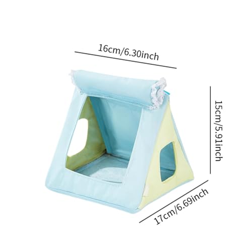 Baoblaze Casa de para pássaros, cama para pássaros, rede suspensa, respirável, cabana para uso nas q