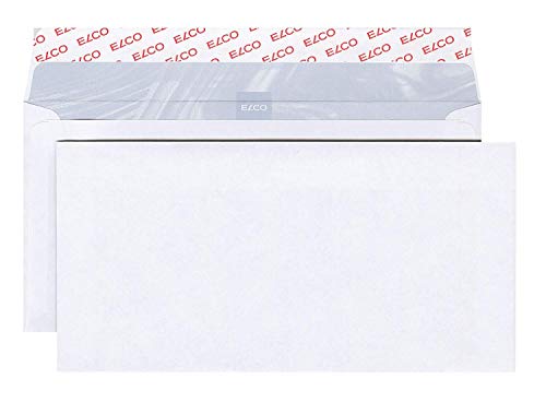 Elco - Formato Dl N. 60281, 500 Buste Da Lettera, Senza Finestrella, Colore: Bianco
