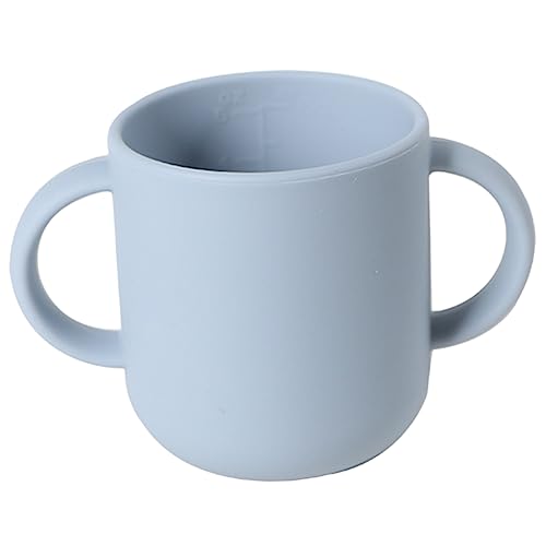 Holibanna Taza De Agua Para Bebés y Pequeños Vaso De Entrenamiento De Silicona Antiderrame Copa Infantil Para Aprender Beber Diseño Ergonómico