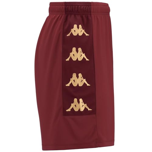 Kappa Kappa4Soccer Gondo Red Granata-Brown Bo - Pantaloncini Da Uomo - 2