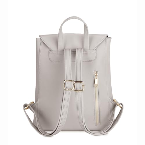 Miss Lulu Rucksack Damen Klein Wasserdicht Rucksack Cityrucksack Backpack Women Modern Backpack Damen PU Leder für Reisen Arbeit Schule – Bild 3