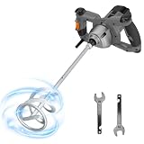 ONEMANA 1200W Electric Concrete and Paint Mixer with 120mm Paddle