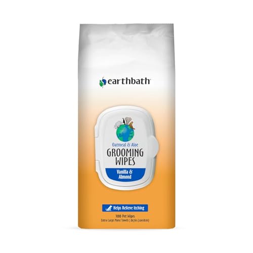 Earthbath Grooming Wipes Oatmeal & Aloe