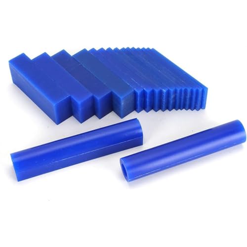 Pinafresa 15pcs Schmuckwachsblock + 2pcs Castingwachs -Lochrohrblau -Wachs zum Erstellen und Entwerfen Von Ringen