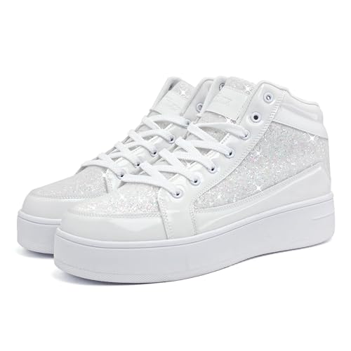 Image of IGxx Women Platform Glitter Sparkly Dressy Sequin Disco Sneakers