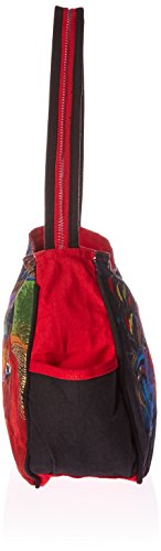 Laurel Burch 80367 Medium Hobo Zipper Top 15"X4.5"X9", Wild Horses Of Fire #TOP2