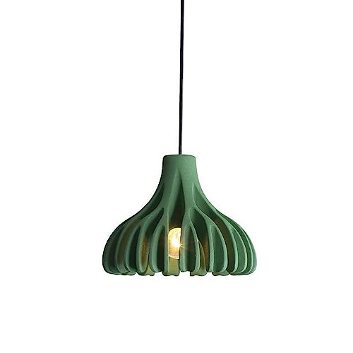 Lustre en résine scandinave suspension créative E26 pour îlot de cuisine