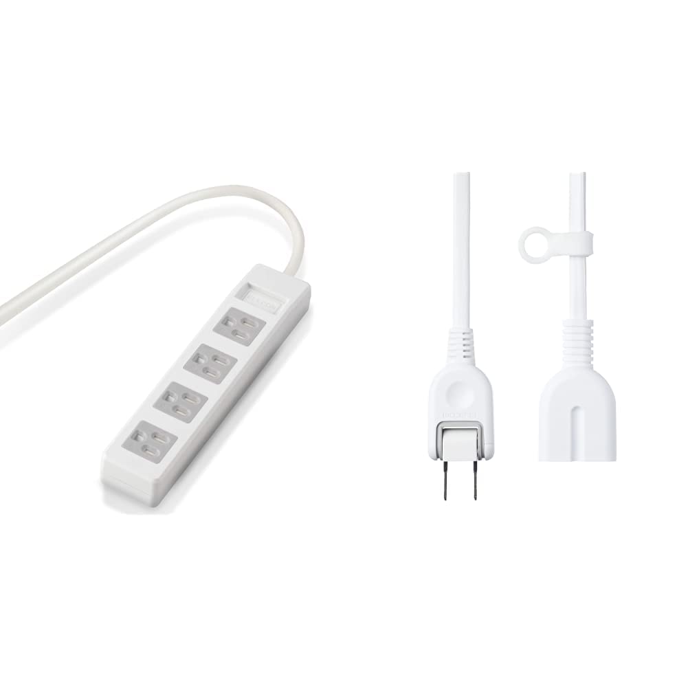 Amazon.co.jp: 【延長コードセット 3m】 エレコム 電源タップ 3ピン