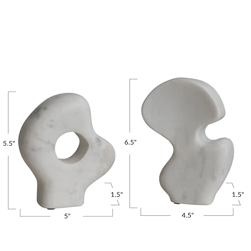 Esculturas Abstractas Decorativas de Mármol, Set de 2 miniatura 2