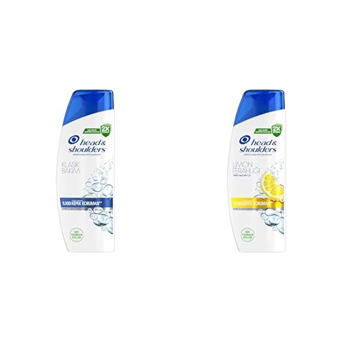 Head & Shoulders Seti | Klasik Bakım Günlük Kullanım 330 ml Şampuan x2 + Limon Ferahlığı Yağlı Saçlar İçin Günlük Kullanım 330 ml Şampuan x2