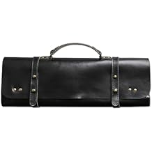 Drumstick Storage Bag, Leather, Black, Ideal For Multiple Sticks, Portable And Elegant