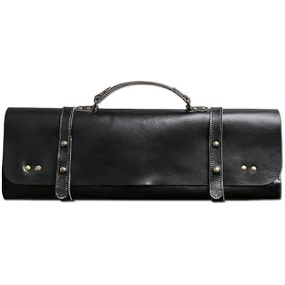 Drumstick Storage Bag, Leather, Black, Ideal For Multiple Sticks, Portable And Elegant