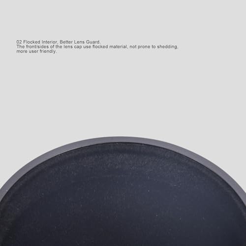 Tapa metálica para lente Diyeeni para cámaras Fujifilm RX100 M6 y M7, compatible con Sony ZV1, 720, 730, 740 — Tapa frontal de 56 mm miniatura 3