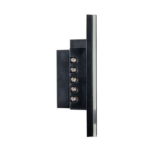 Interruptor Touch Inteligente Compatível com Alexa 4 Teclas EWS 1004 Preto Intelbras