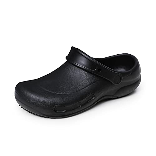 Image of Comfort & Safety Chef Shoes Men Women Non Slip Work Shoes Water Proof Slip Resitant Clogs for Nursing Kitchen Restaurant Food Service