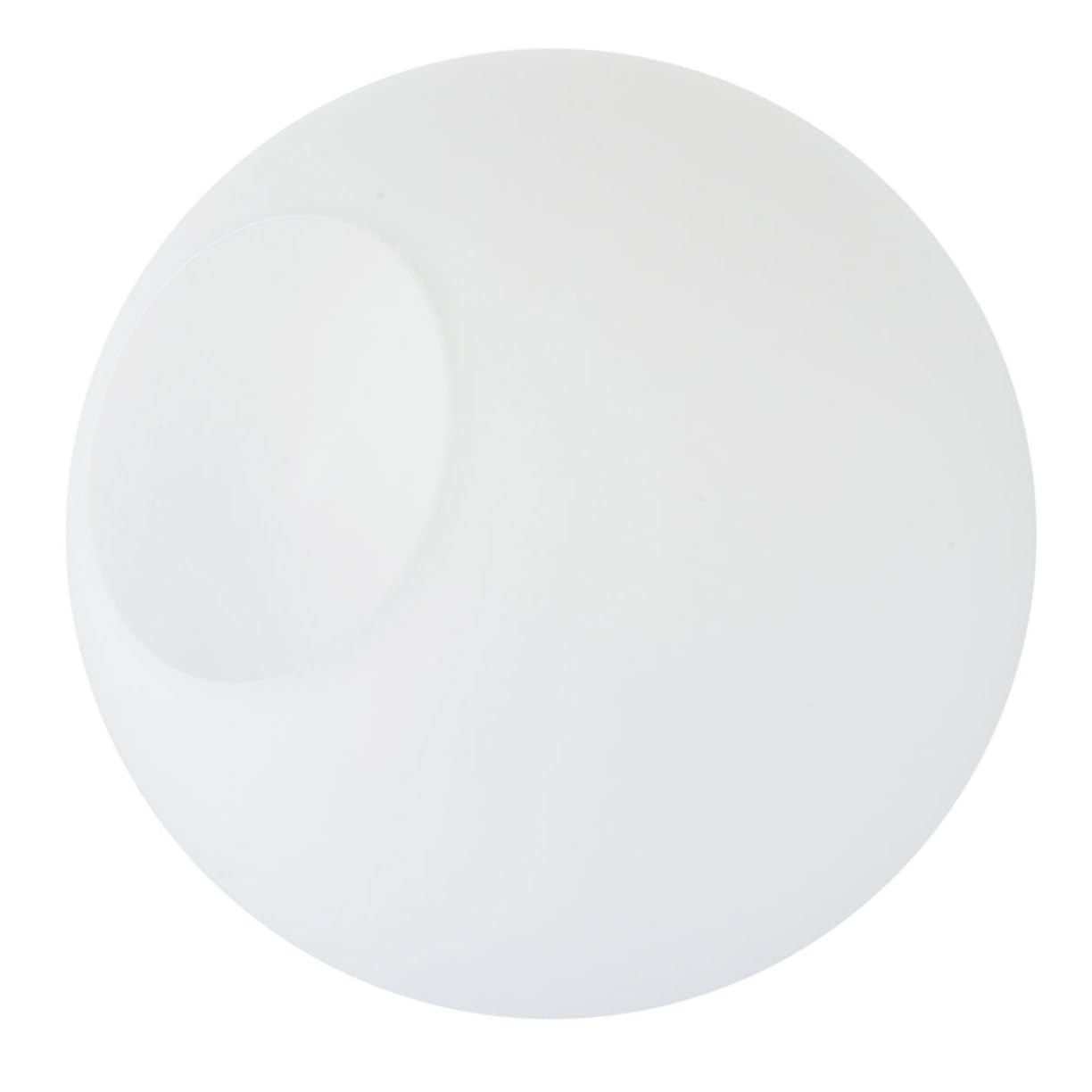 NUOBESTY Matte Frosted Glass Globe Lamp Shade 25cm Diameter Round Pendant Light Replacement Cover for Hanging Fixtures, Milk White Glass Lampshade for Home and Office,