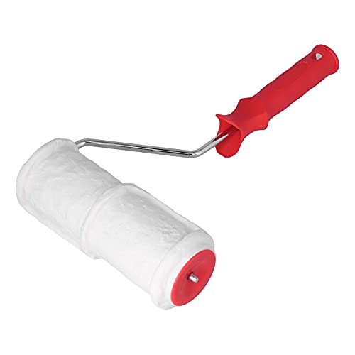 Ziegelprägewalze für Wanddekoration Betonstrukturwalze mit Griff Nachahmung Ziegelmuster Prägezylinder Malerwalze für Wanddekorative Haushaltsgummi-Farbwalze